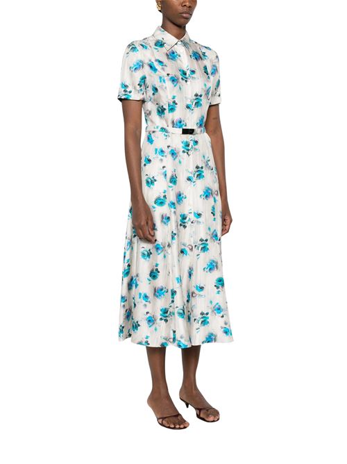 Abito camicia svasato con stampa floreale TORY BURCH | 182043027